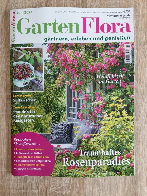 GARTEN FLORA, GÄRTNERN, erleben und genießen Juni 2024. NEU !! EUR 2,25